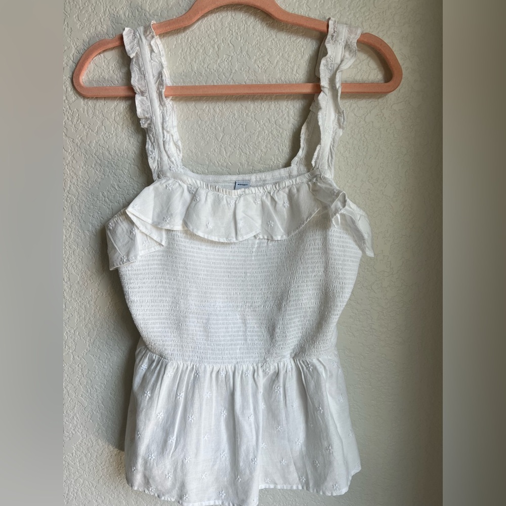 Old Navy white tank top